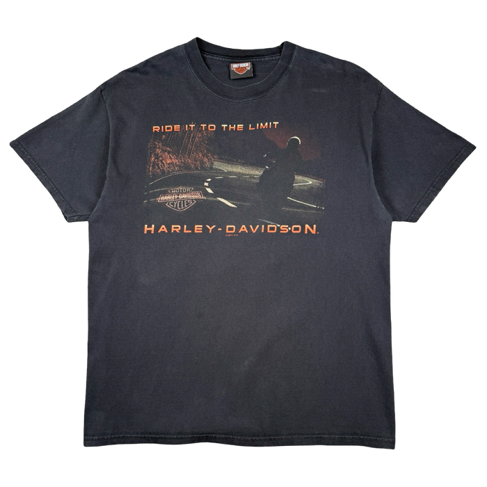 Vintage Harley Davidson Ride It To The Limit Tee Black | Vitnage Clothing Store Canada