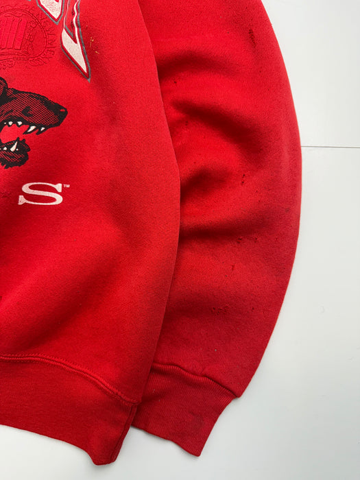Vintage New Mexico Lobos Sweatshirt Red | Vitnage Clothing Store Canada