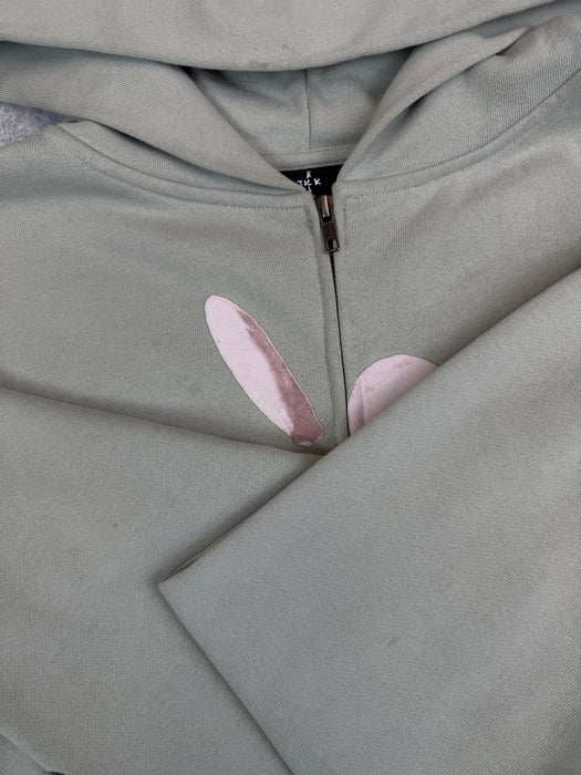 Cactus Jack Travis Scott New Sight Zip Up Hoodie Sage (USED) | Vitnage Clothing Store Canada