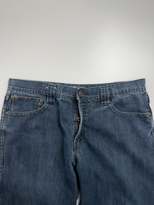 Pelle Pelle Dark Wash Embroidered Denim Pants | Vitnage Clothing Store Canada