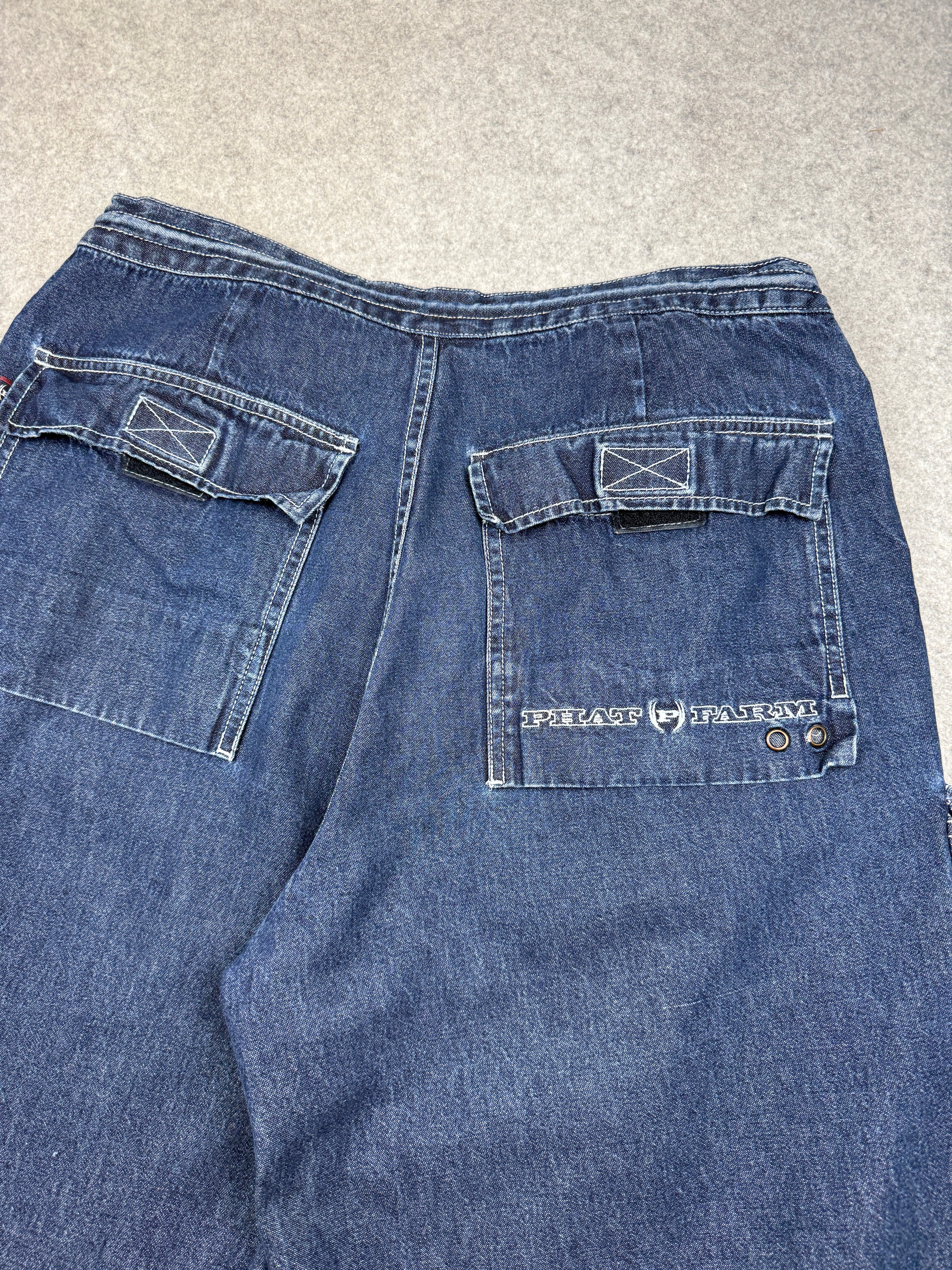 Vintage Phat Pharm Long Denim Shorts