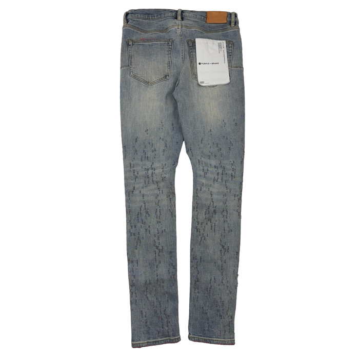 Purple Brand P001 Skinny Fit Embossed Denim Pants (USED) | Vitnage Clothing Store Canada