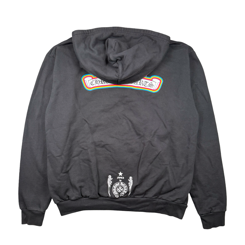 Chrome Hearts Foti Skull Zip Up Hoodie Black