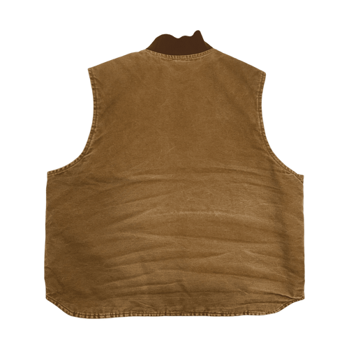 (XXL) Vintage Lined Carhartt Vest Brown | Vintage Clothing Store Canada