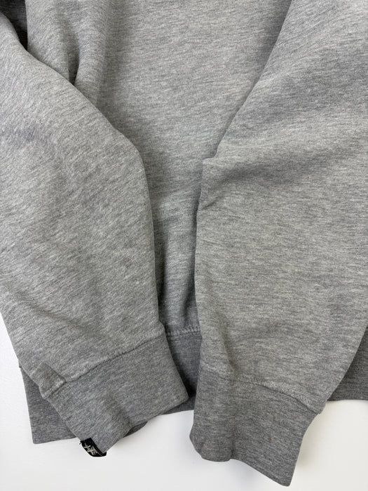 Stussy Embroidered Logo Sweatshirt Grey (USED) | Vitnage Clothing Store Canada