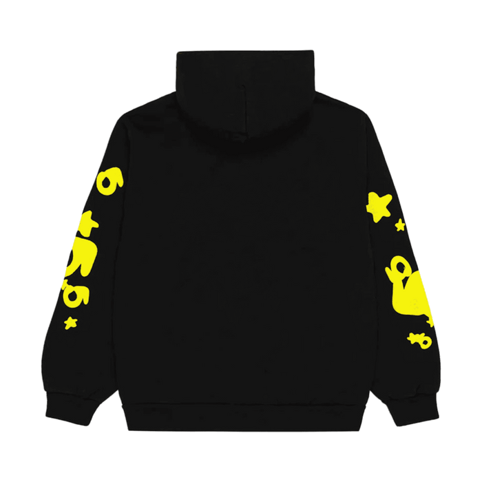 Sp5der Beluga Hoodie Onyx/Yellow | Vitnage Clothing Store Canada