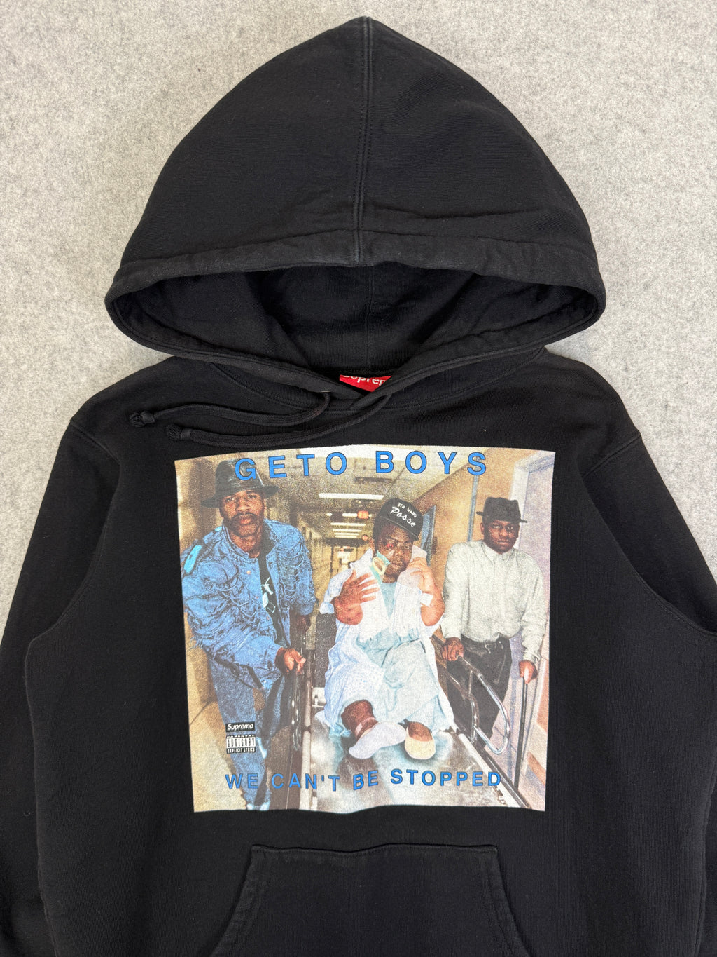 Supreme Rap A Lot Records Geto Boys Hoodie Black (USED)