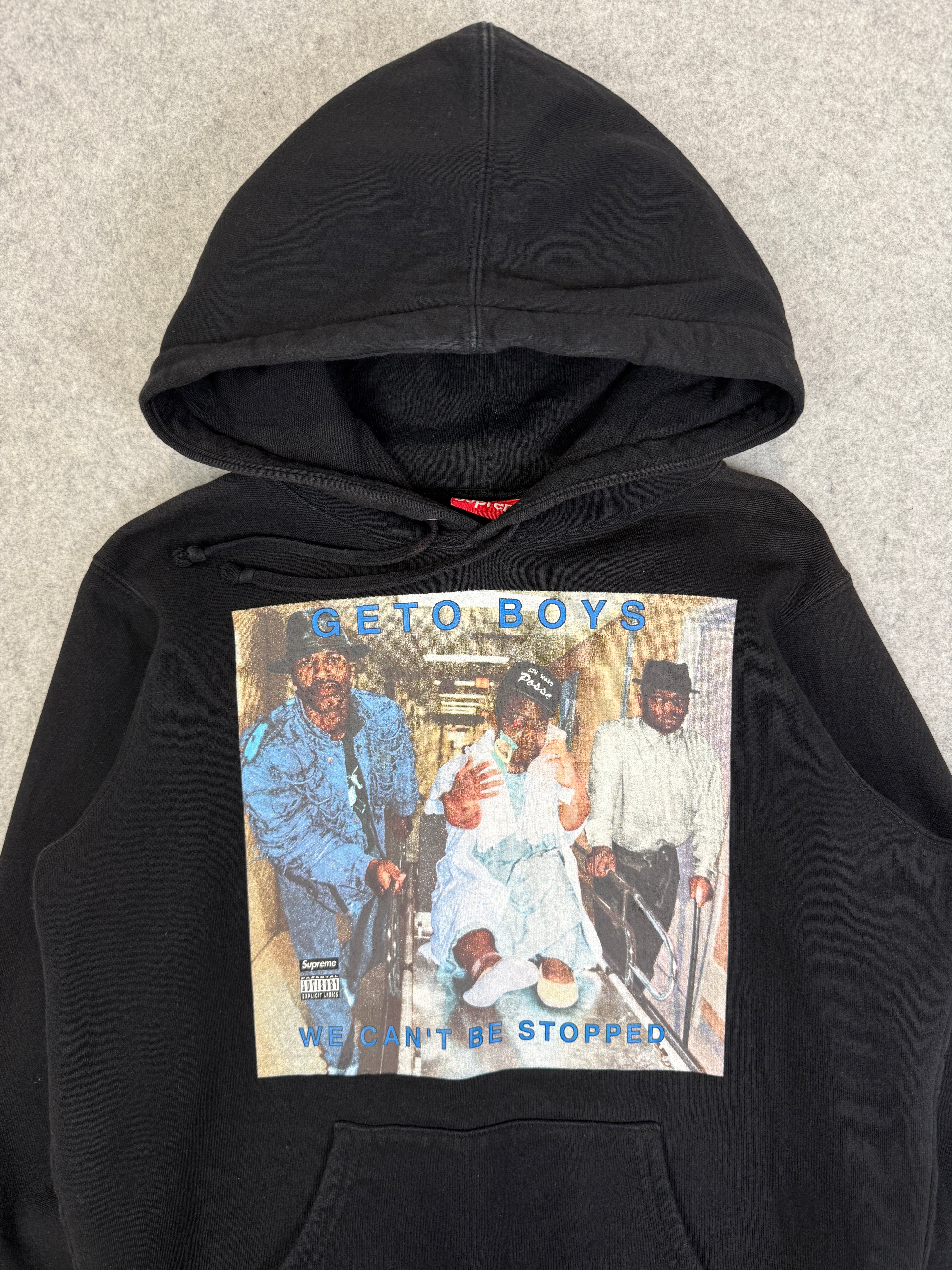 Supreme Rap A Lot Records Geto Boys Hoodie Black (USED)