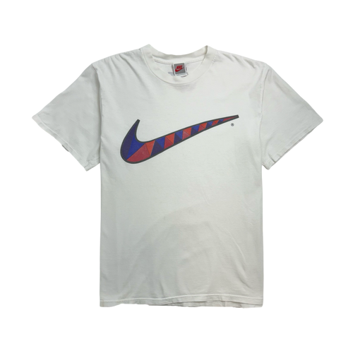 Vintage 90s Nike Spike Lee Swoosh Tee White | Vintage Clothing Store Canada