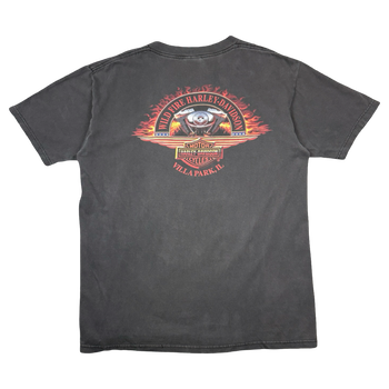 Vintage Harley Davidson USA Pirate Skull Tee Black