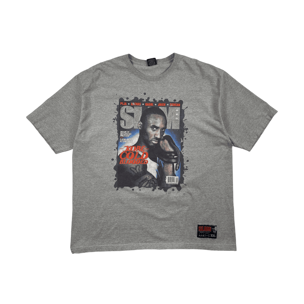 Vintage 2006 Kobe Bryant Slam Magazine Cover Tee Grey