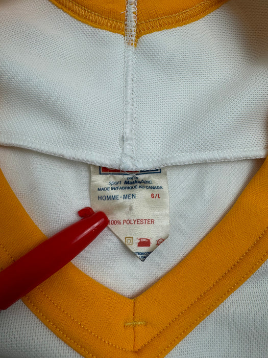 (L) Vintage NHL Pittsburgh Penguins Hockey Jersey White | Vitnage Clothing Store Canada