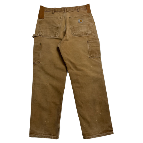 Carhartt Paint Splatter Double Knee Pants Khaki | Vintage Clothing Store Canada