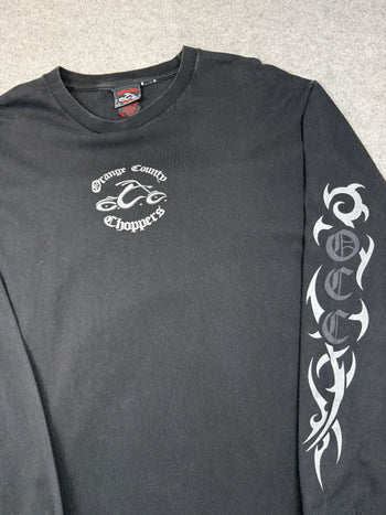 Orange County Choppers Silver Sword L/S Tee Black