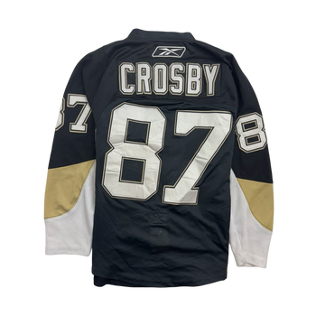 NHL Reebok Pittsburgh Penguins Sidney Crosby Hockey Jersey Black