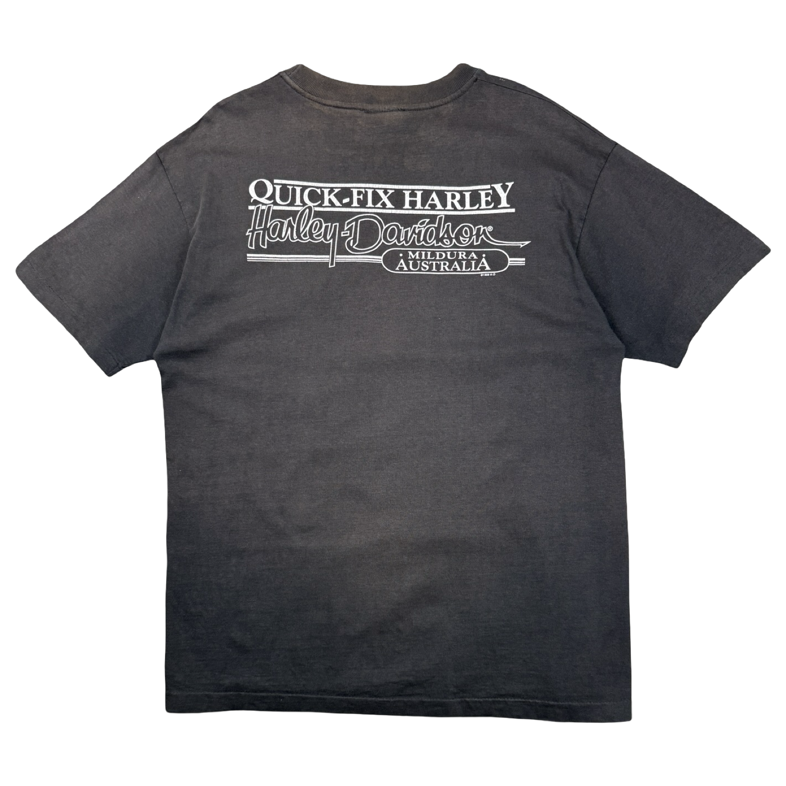 Vintage Harley Davidson Handprint Tee Black