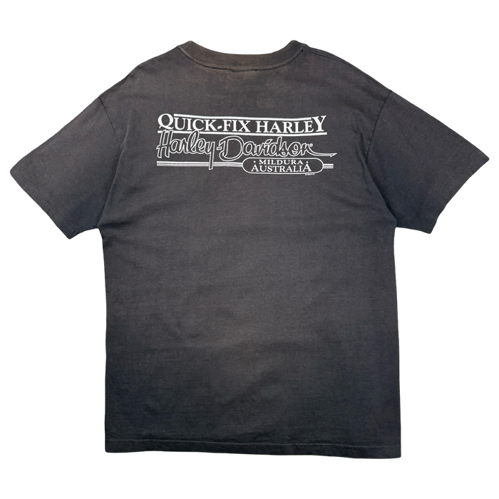 Vintage Harley Davidson Handprint Tee Black | Vitnage Clothing Store Canada