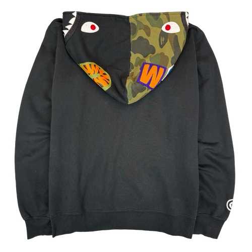 BAPE Shark Full Zip Hoodie Black (USED) | Vintage Clothing Store Canada