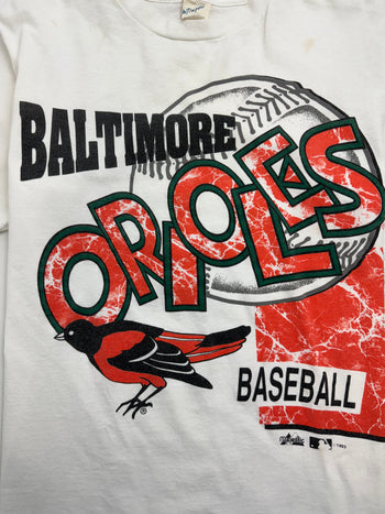 (S) Vintage '93 Baltimore Orioles Tee White