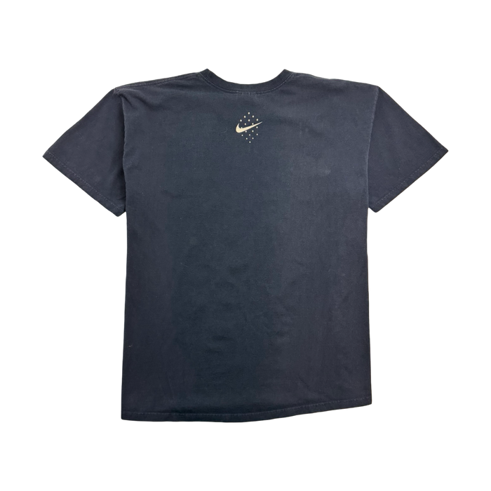 (XL) Vintage Nike Center Swoosh Tee Navy | Vitnage Clothing Store Canada