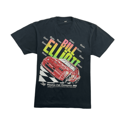 (S) Vintage '88 Bill Elliot Nascar Racing Tee Black | Vintage Clothing Store Canada