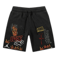 Travis Scott MJ Fleece Short Black
