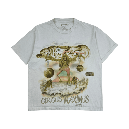 Travis Scott Circus Maximus Skitzo Tour Tee White | Vintage Clothing Store Canada