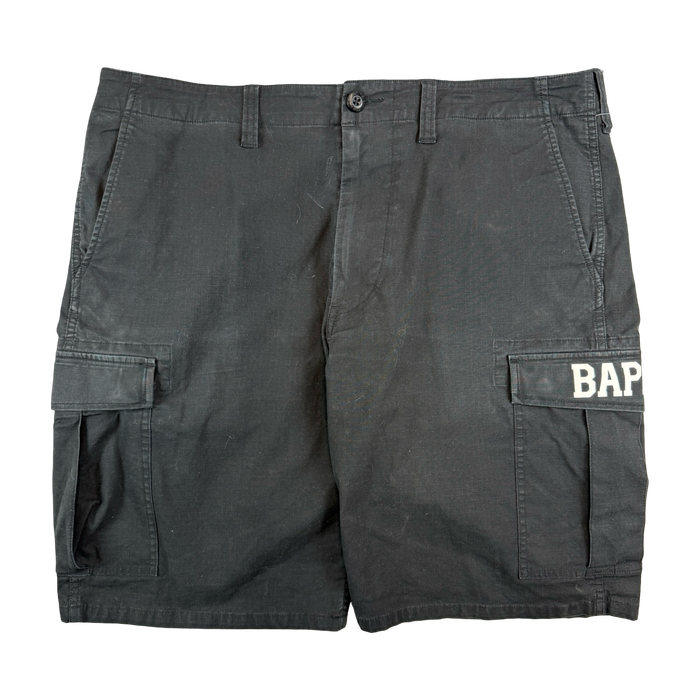 BAPE 6 Pocket Shorts Black (USED) | Vitnage Clothing Store Canada