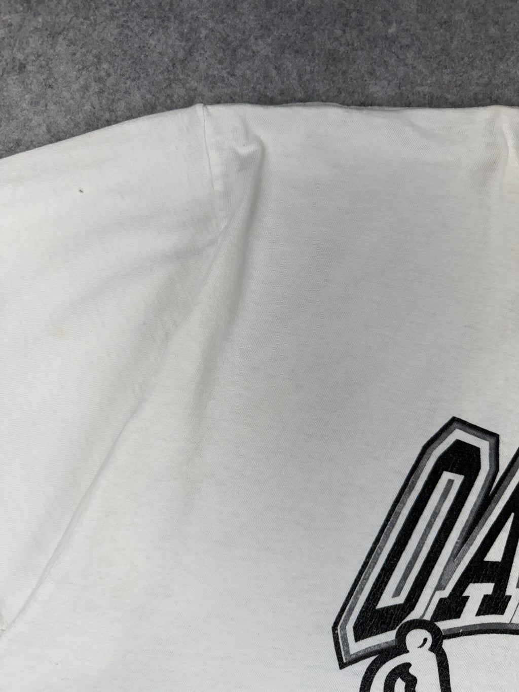 Vintage Oakland Raiders MIB Tee White