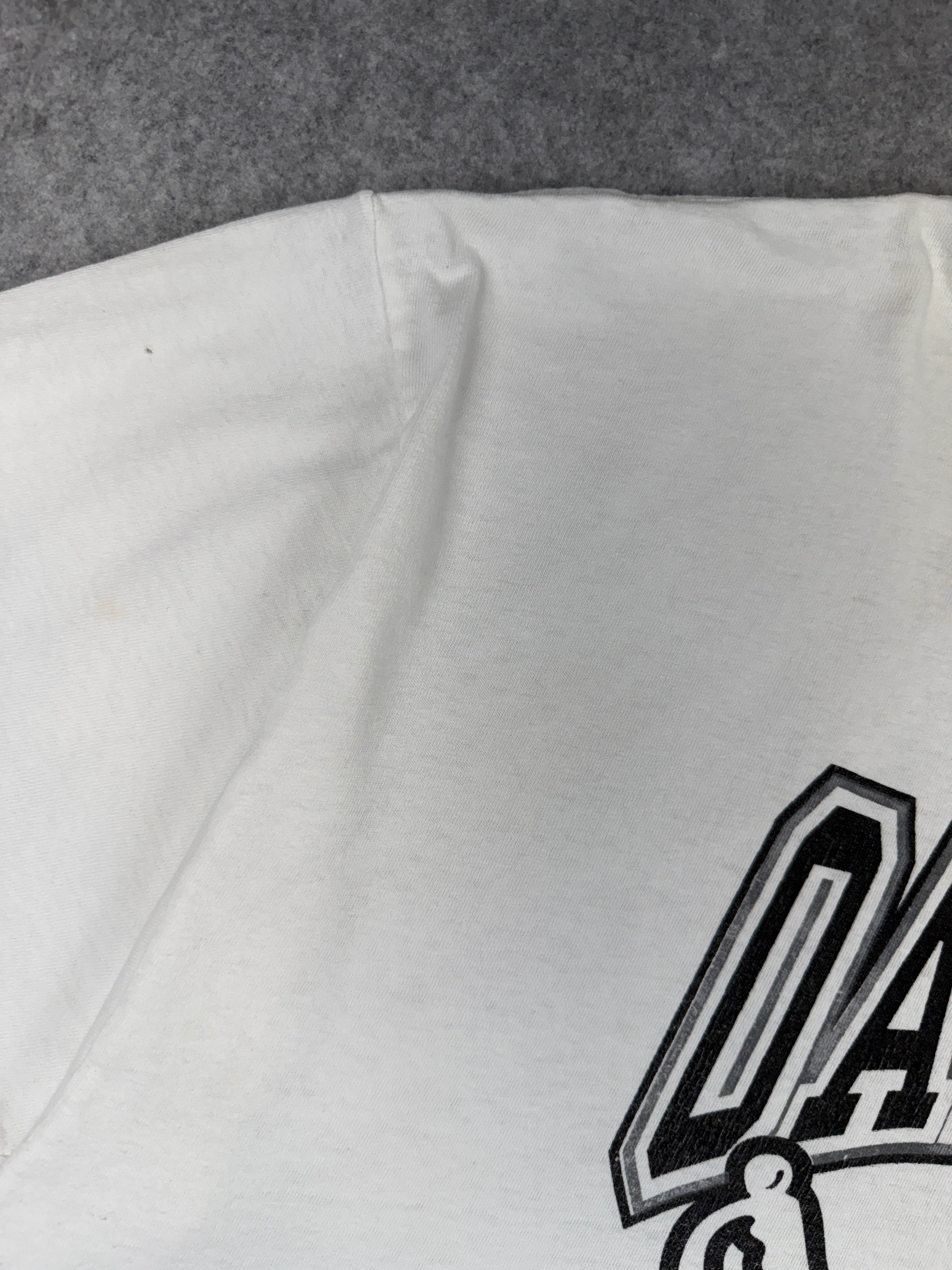 Vintage Oakland Raiders MIB Tee White
