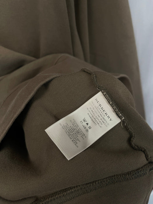 Burberry Quarter Zip Sweatshirt Brown (USED) | Vitnage Clothing Store Canada