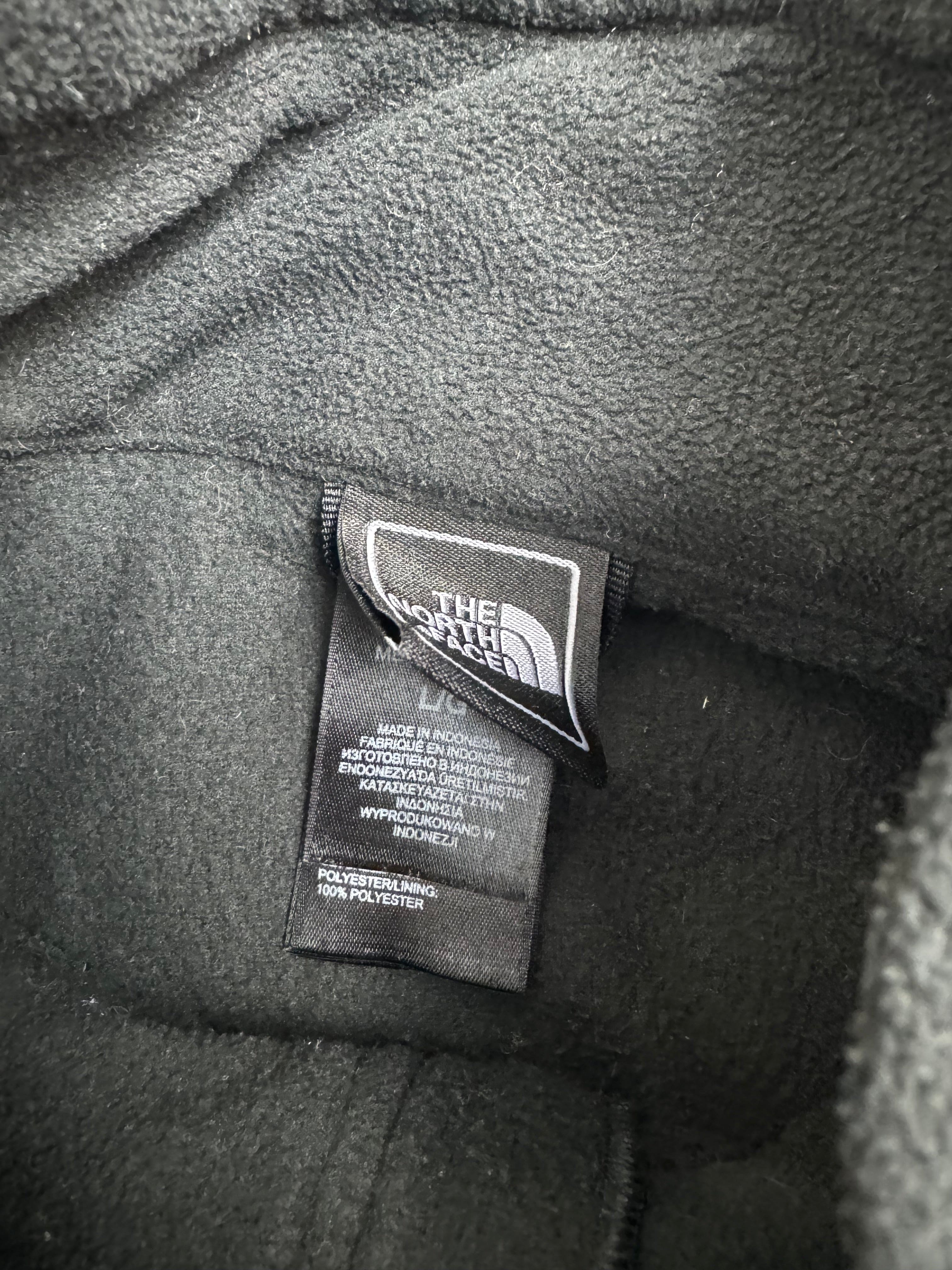 (L) The North Face Full-Zip Fleece Black