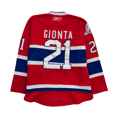 Vintage NHL Montreal Canadiens Brian Gionta Jersey Red | Vintage Clothing Store Canada