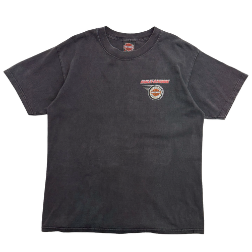Vintage 2000s Harley Davidson Winnipeg Tee Black | Vintage Clothing Store Canada