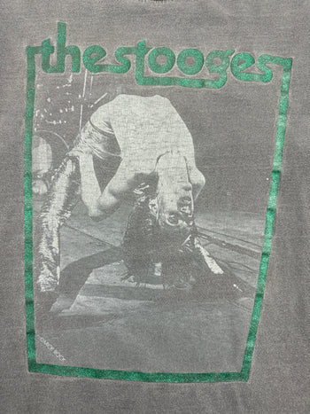 (M) Vintage The Stooges Band Tee Faded Black