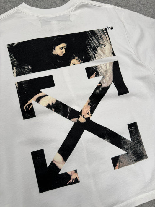 Off-White Caravaggio Arrow Tee White (USED) | Vitnage Clothing Store Canada