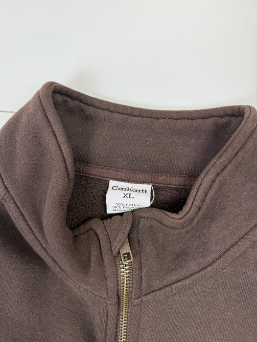 Vintage Carhartt Full Zip Sweatshirt Brown | Vitnage Clothing Store Canada