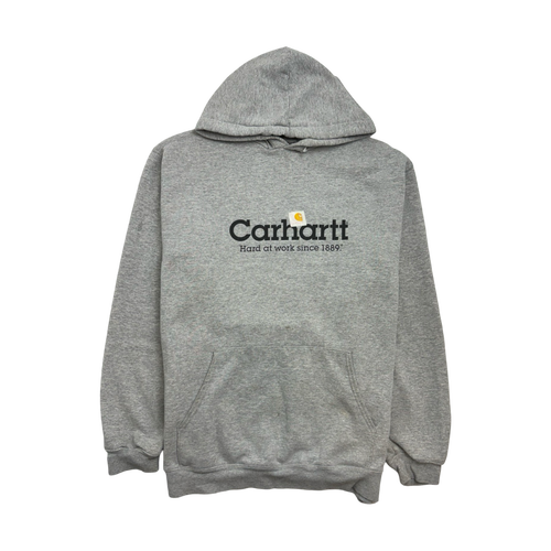 (XL) Vintage 90s Carhartt Hoodie Grey | Vintage Clothing Store Canada