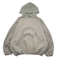 Fear Of God Essentials Nylon Fleece Hoodie Heather Grey/Dust (USED)