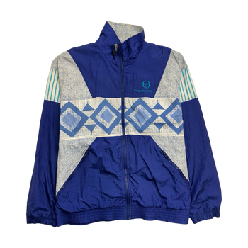 (M) Vintage Sergio Tacchini Track Jacket Blue