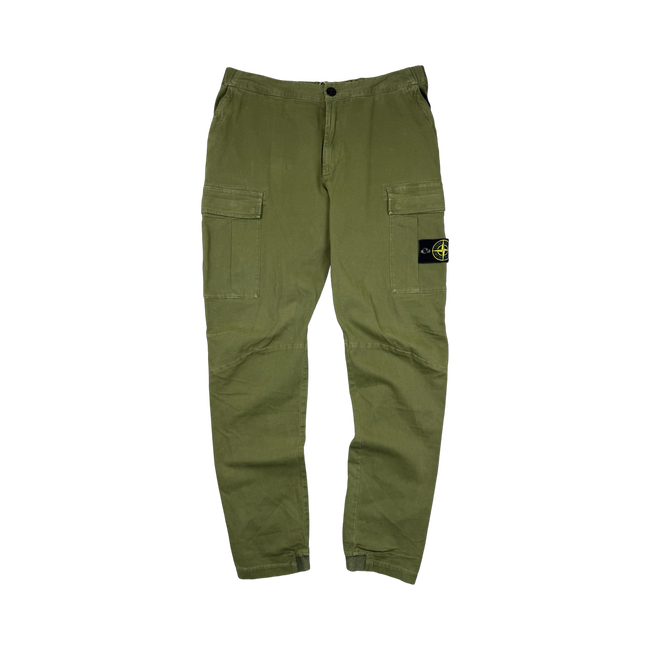 Stone Island Cargo Pants Olive (USED)