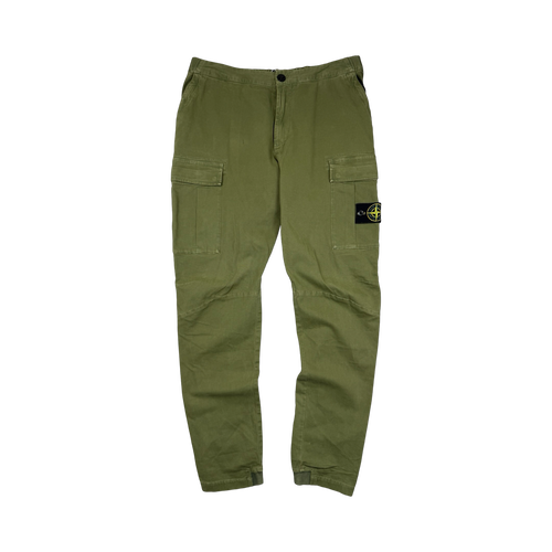 Stone Island Cargo Pants Olive (USED) | Vintage Clothing Store Canada
