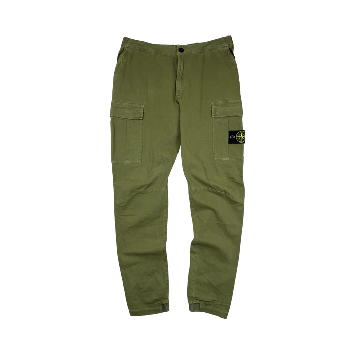 Stone Island Cargo Pants Olive (USED) | Vitnage Clothing Store Canada
