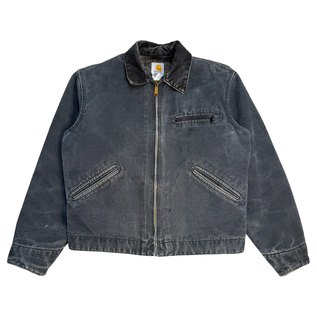 Vintage 2000’s Carhartt Detroit Work Jacket Faded Black