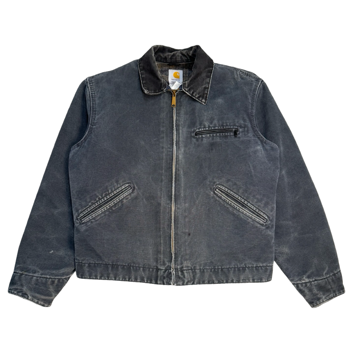 Vintage 2000’s Carhartt Detroit Work Jacket Faded Black | Vitnage Clothing Store Canada