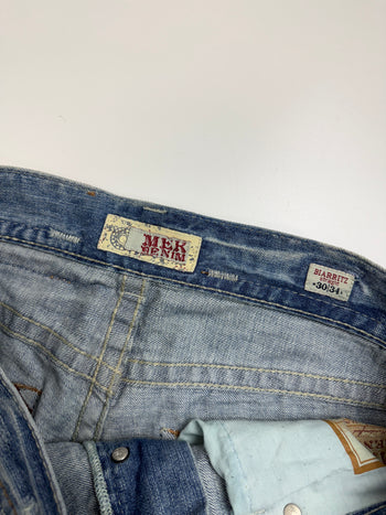 Mek Denim Distressed Blue Pants