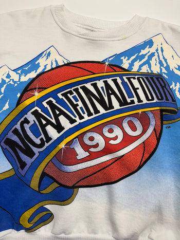 Vintage 90s NCAA FInal Four Sweatshirt White