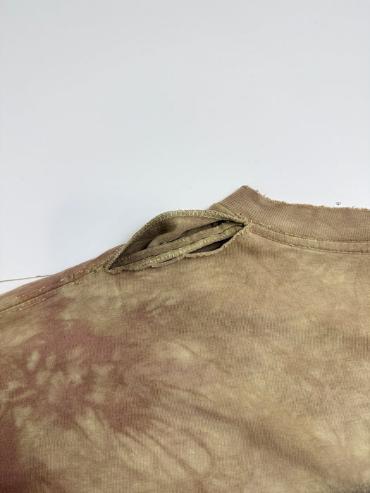 Vintage 1990s Harley Davidson Chillicothe Ohio Tee Tie Dye Brown | Vitnage Clothing Store Canada