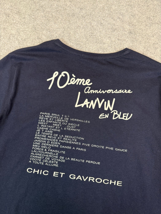 Lanvin en Bleu Tee Navy Blue (USED) | Vitnage Clothing Store Canada