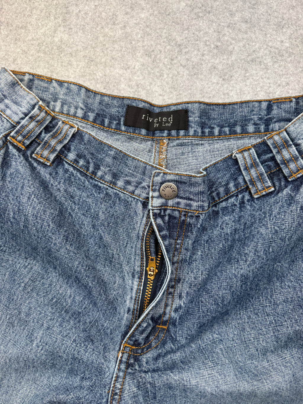 Riveted by Lee Cargo Denim Capris